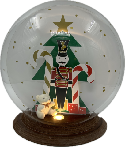 Le R�ve de Casse-Noisette : Globe de No�l en Relief
